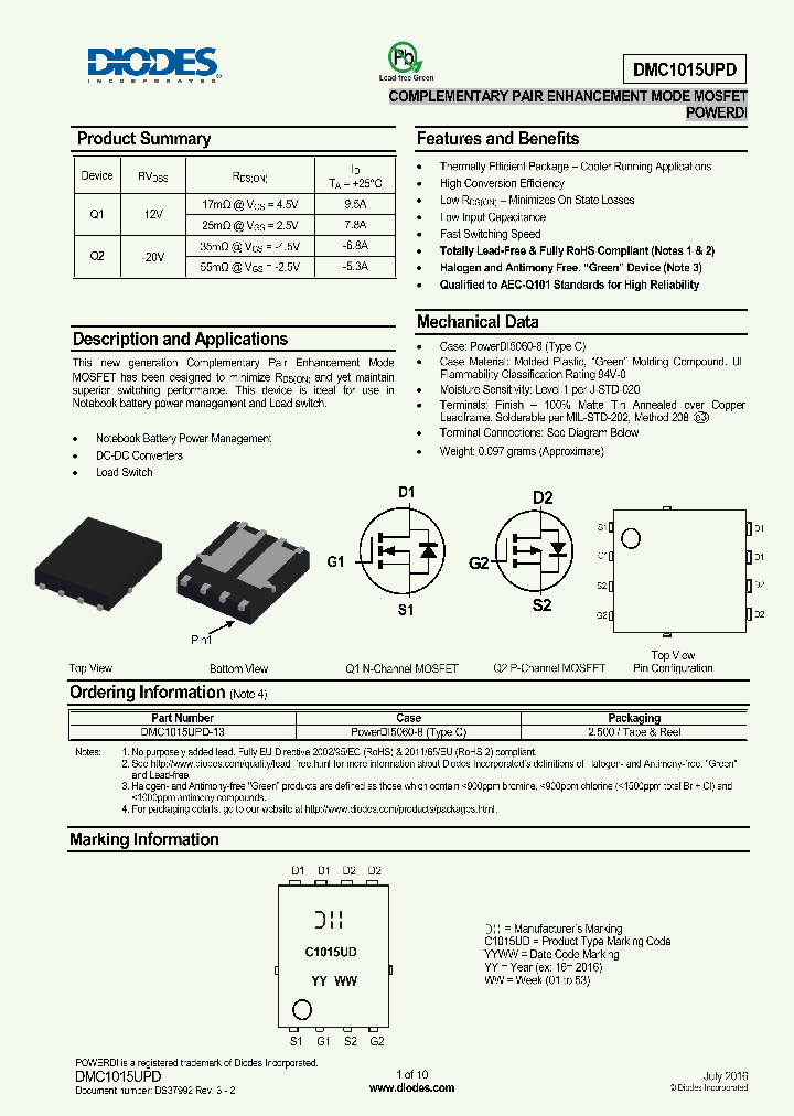 DMC1015UPD_8726381.PDF Datasheet