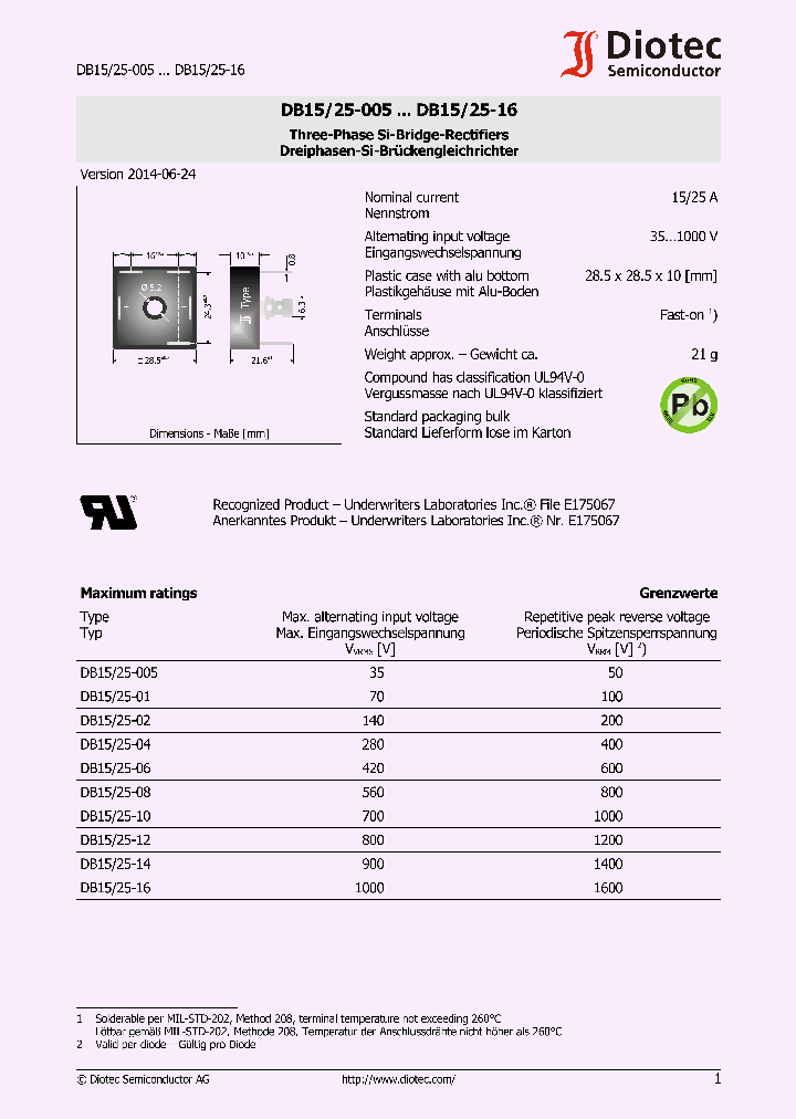 DB25-005_8728899.PDF Datasheet