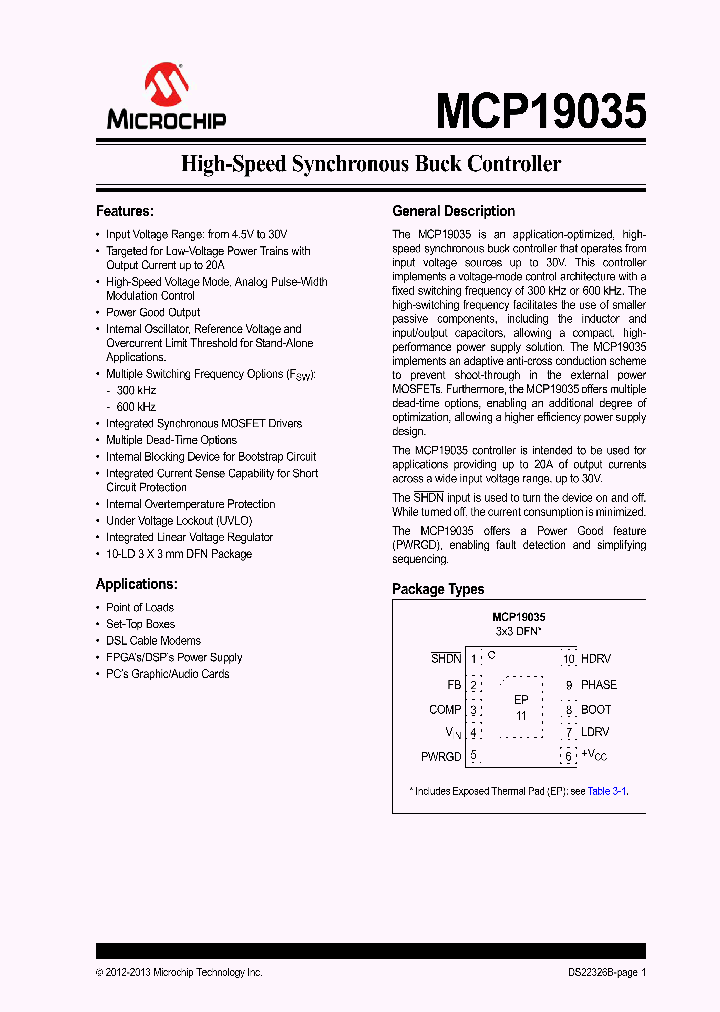 MCP19035-BAABEMF_8731283.PDF Datasheet