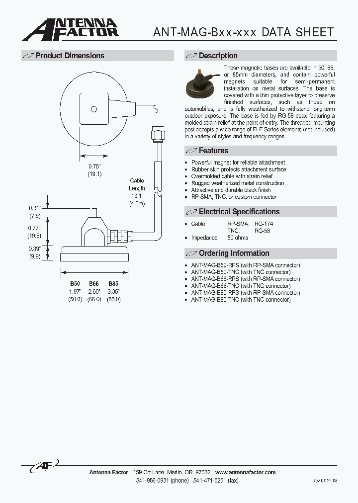 ANT-MAG-B85-RPS_8736106.PDF Datasheet