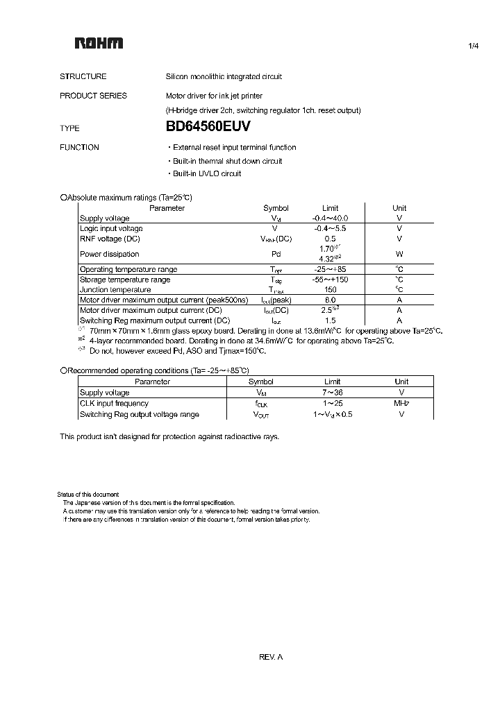 BD64560EUV_8740980.PDF Datasheet