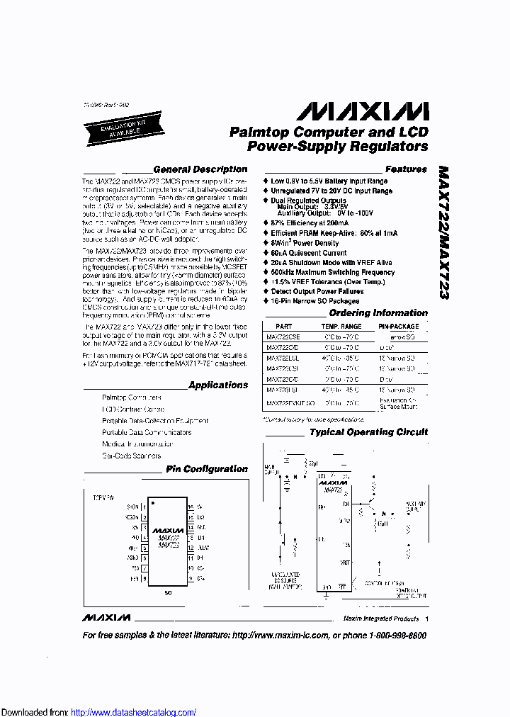 MAX722ESEG0F_8747109.PDF Datasheet