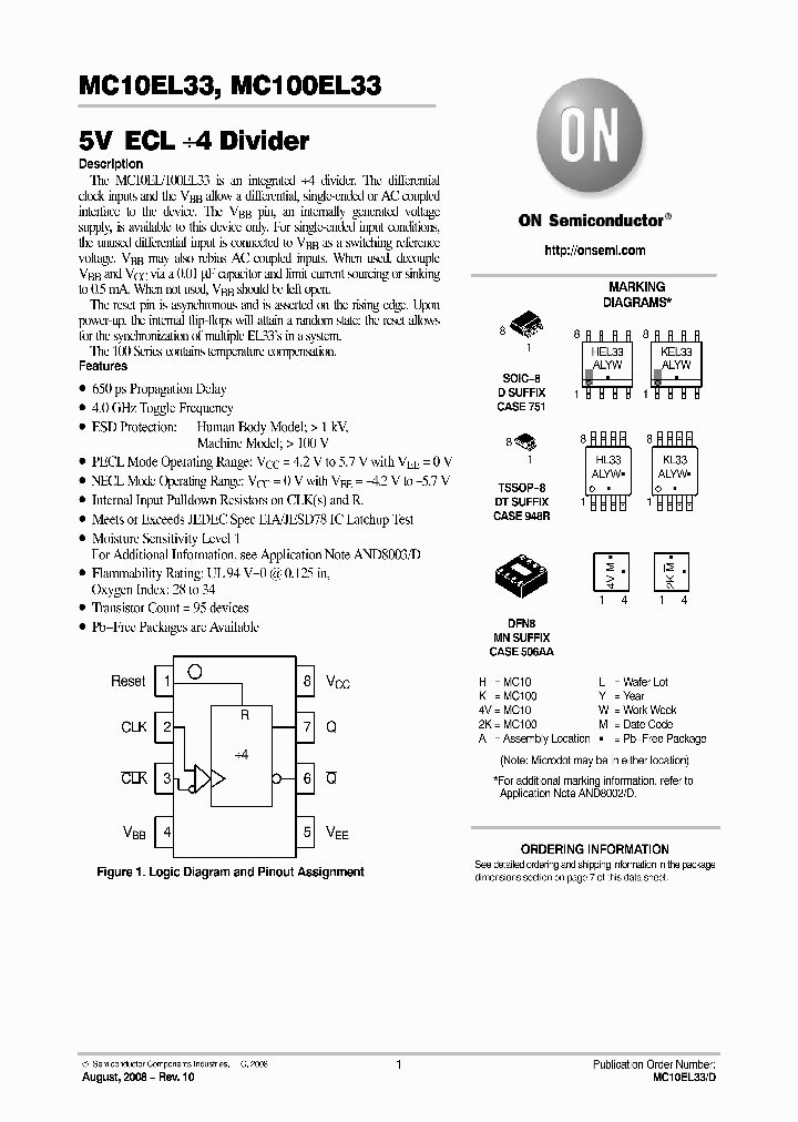 MC100EL33DR2_8752031.PDF Datasheet