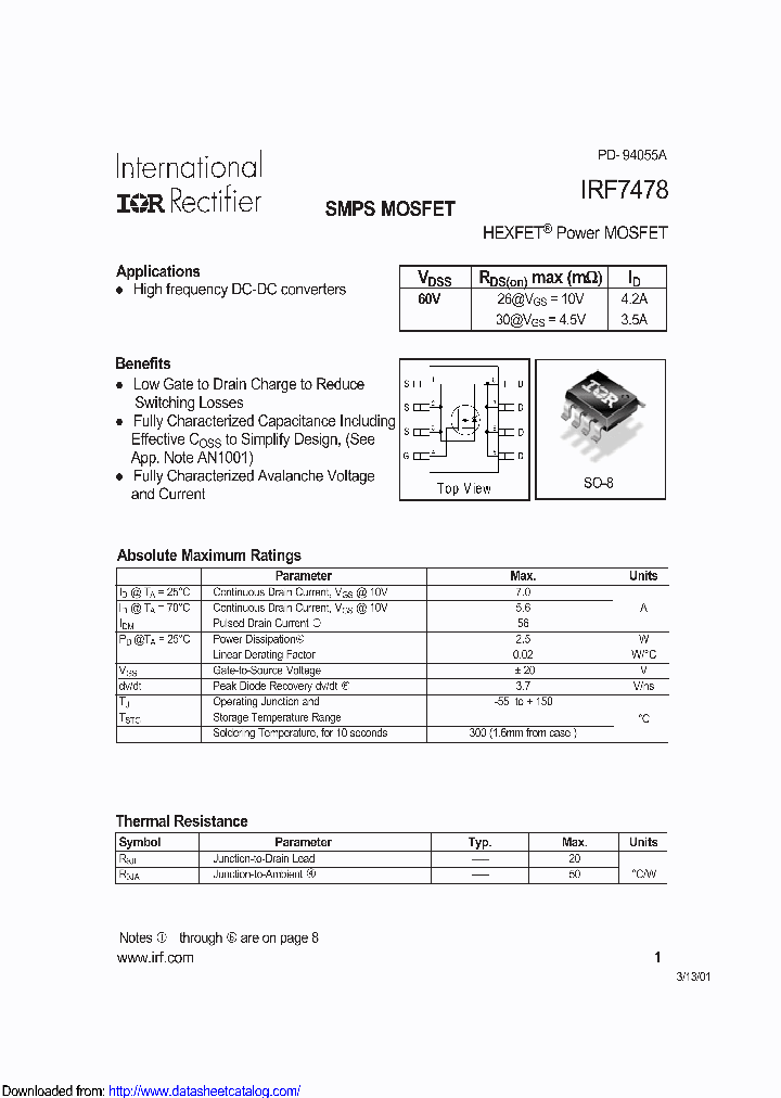 IRF7478TR_8754988.PDF Datasheet