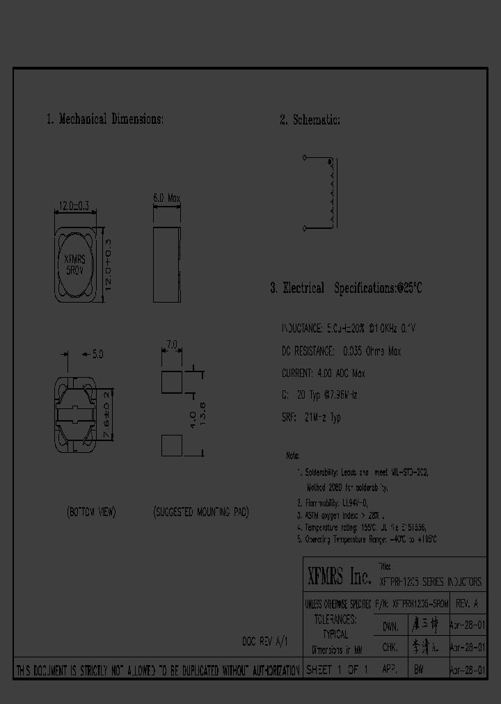 XFTPRH1205-5R0M_8757953.PDF Datasheet