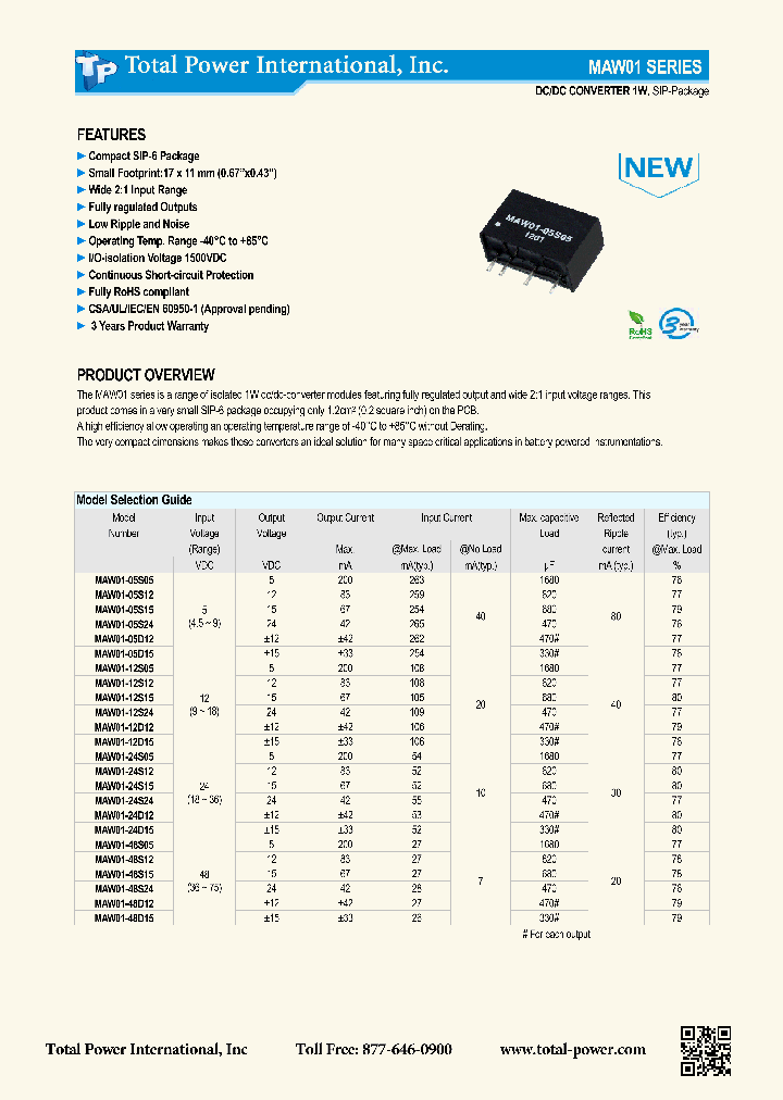 MAW01-05S12_8760097.PDF Datasheet