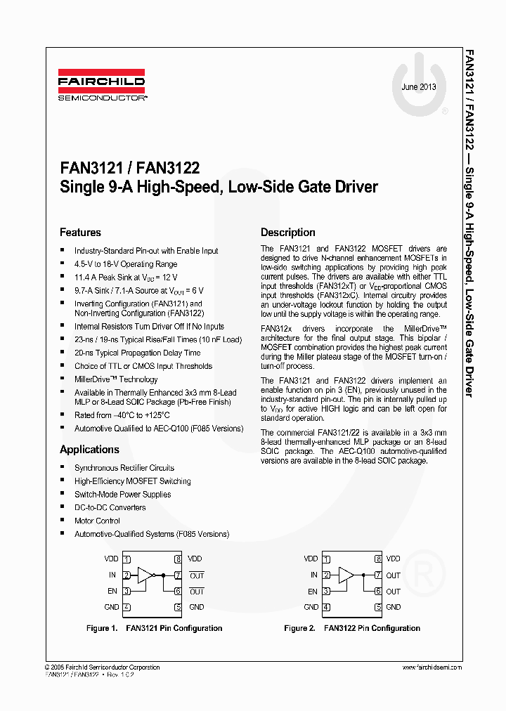 FAN3121_8808689.PDF Datasheet