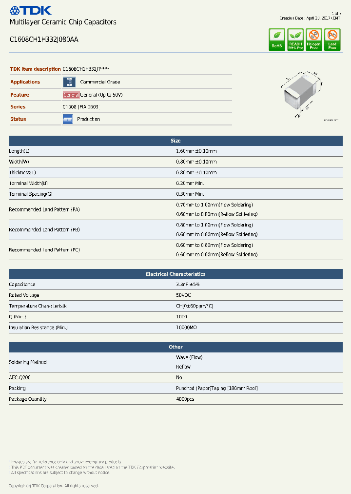 C1608CH1H332J080AA-17_8820902.PDF Datasheet