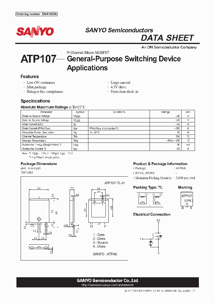 ENA1603_8828559.PDF Datasheet