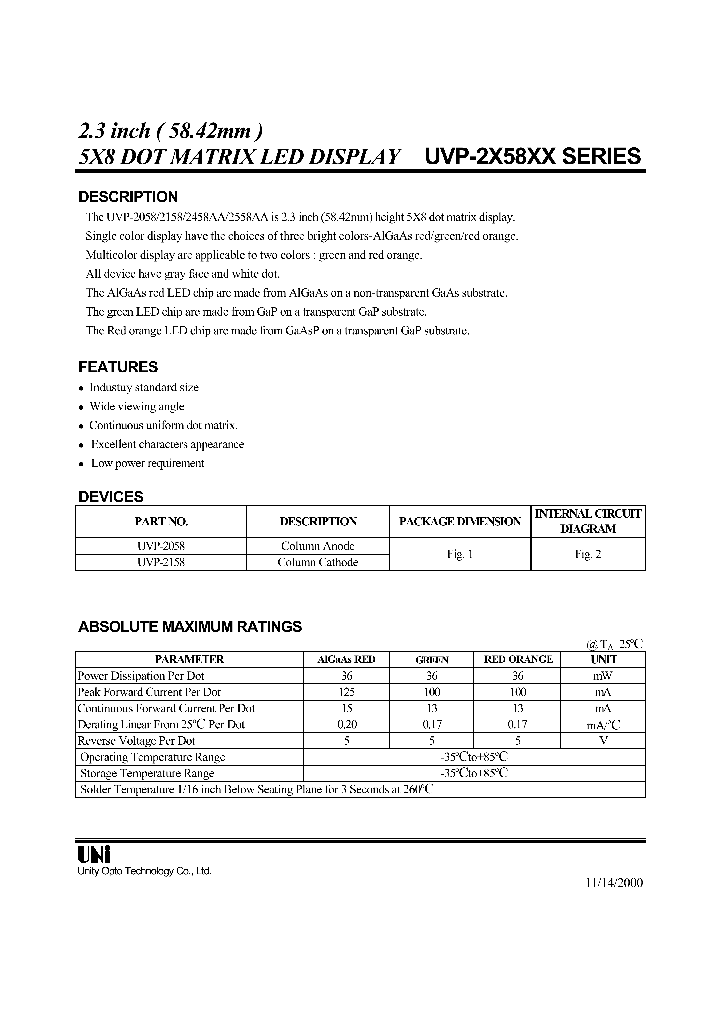 UVP-2058A_8829156.PDF Datasheet