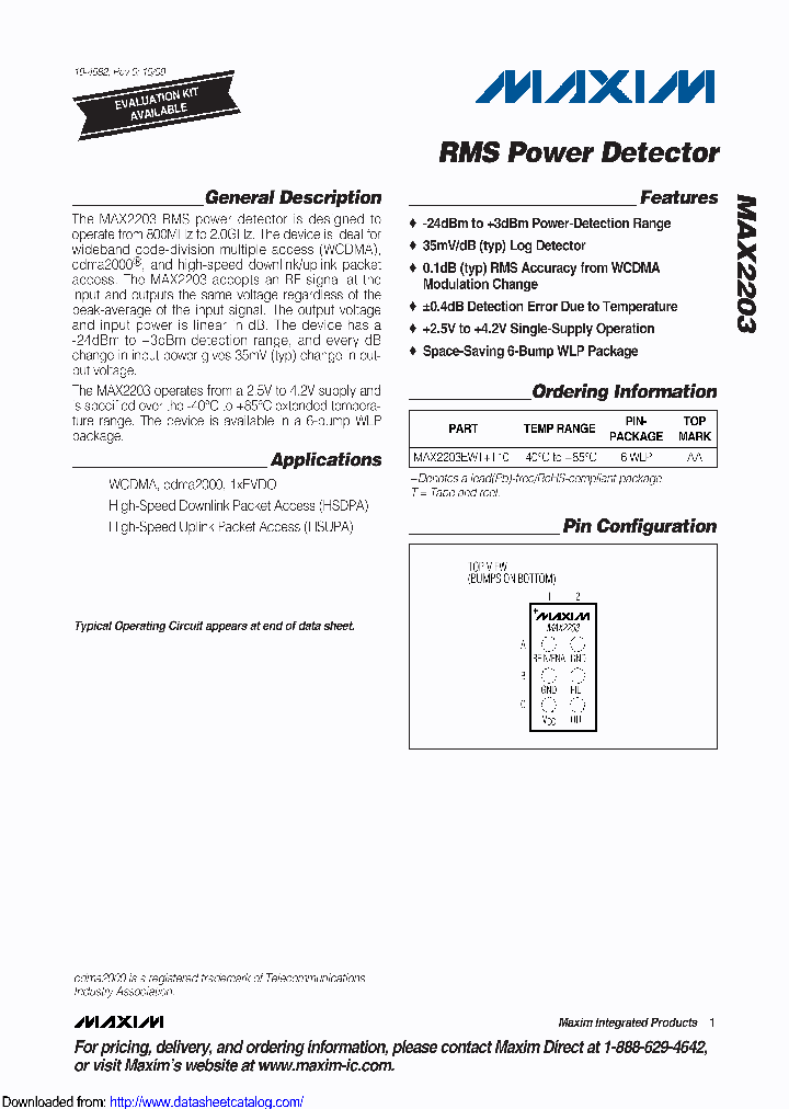 MAX2203EWT_8831138.PDF Datasheet