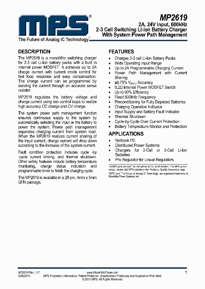 MP2619EV-LF-Z_8841274.PDF Datasheet