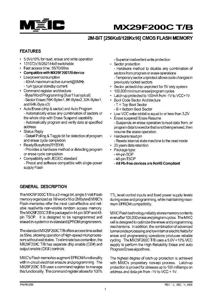 MX29F200CB_8840773.PDF Datasheet