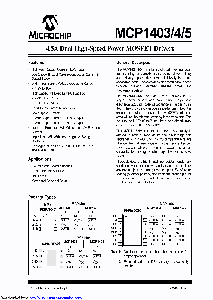 MCP1404-ESNVAO_8839316.PDF Datasheet