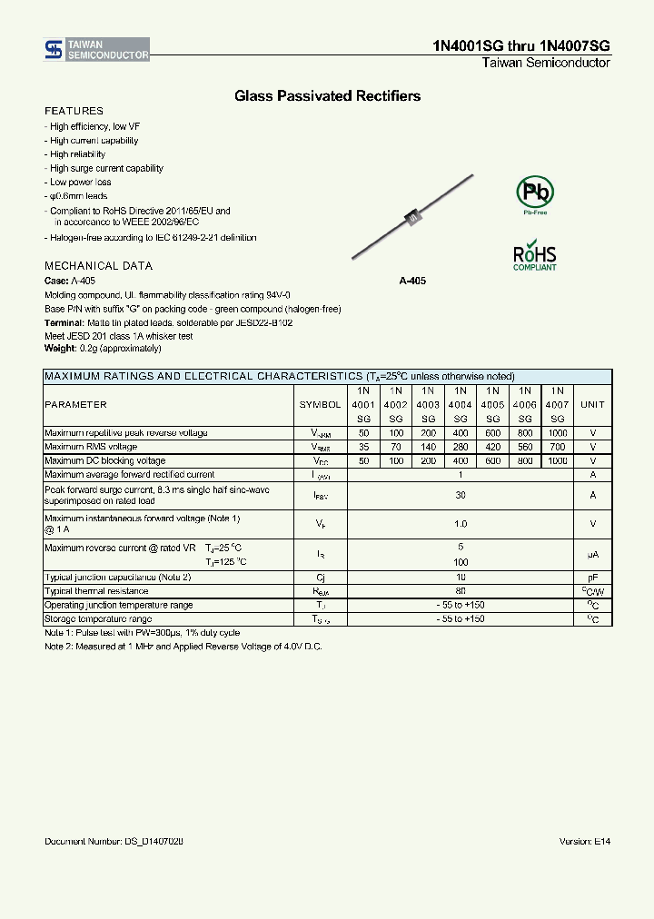 1N4007SG_8831839.PDF Datasheet