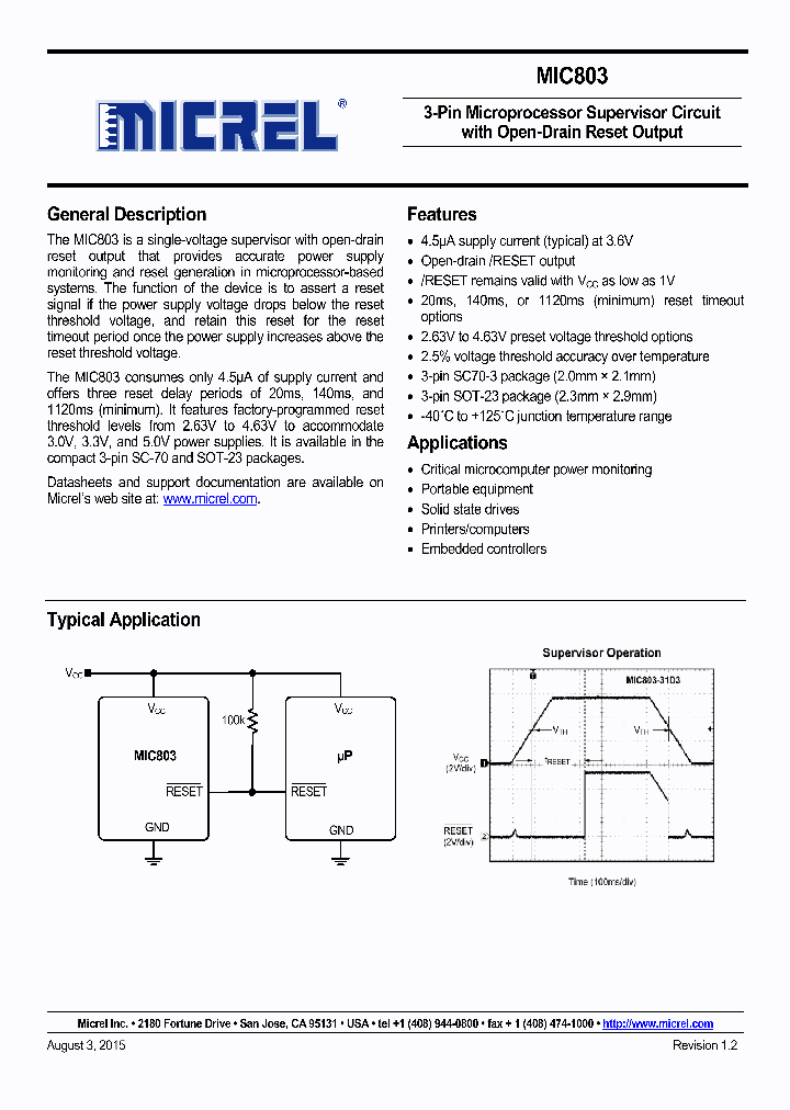 MIC803-26D2VM3_8833613.PDF Datasheet