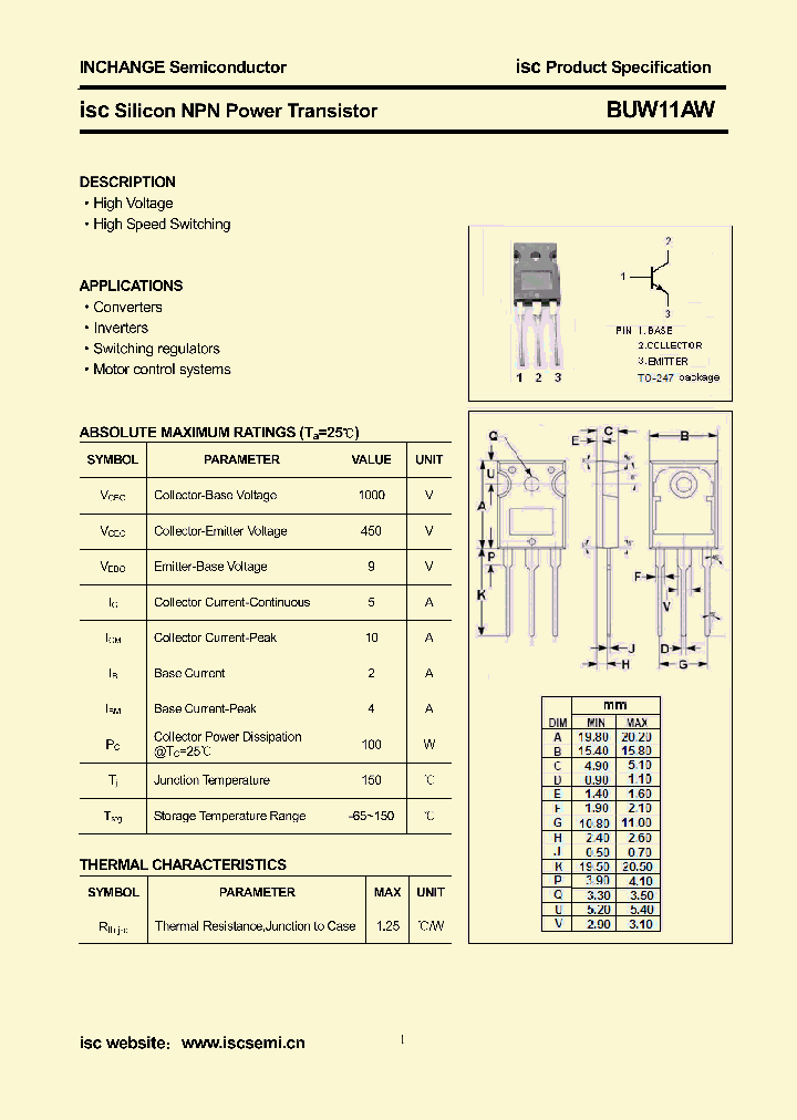 BUW11AW_8837519.PDF Datasheet