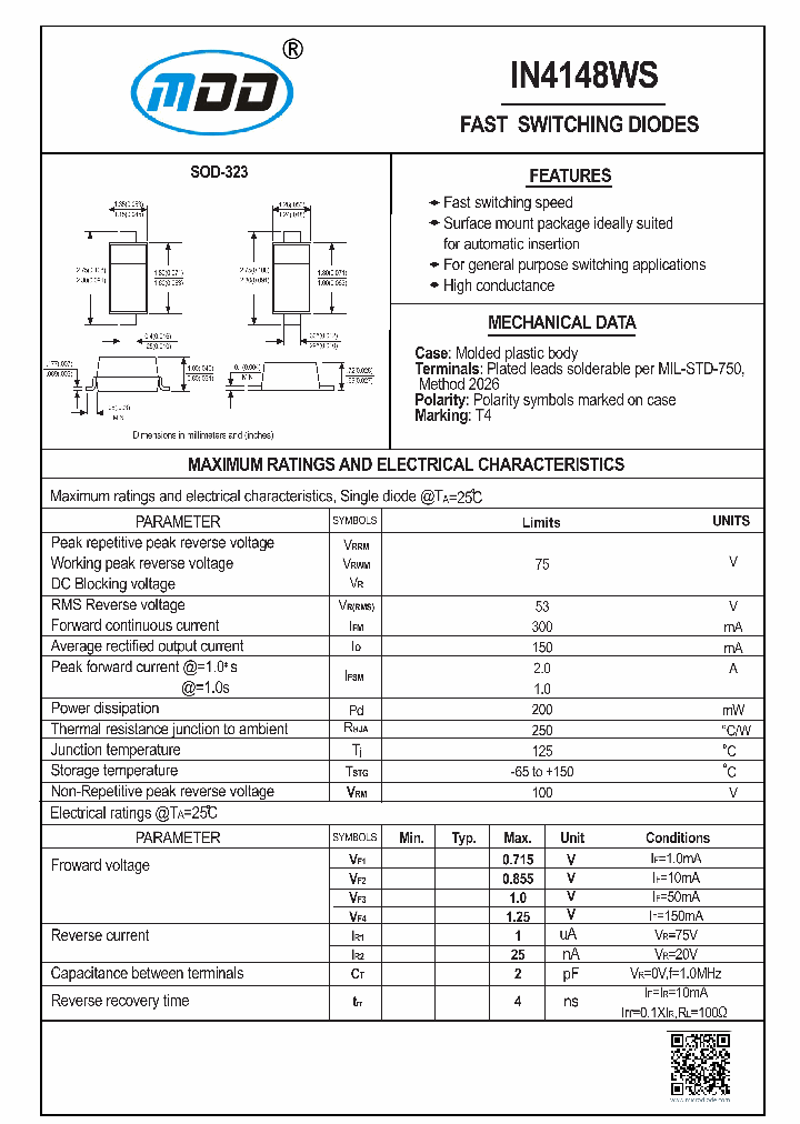 IN4148WS_8837379.PDF Datasheet