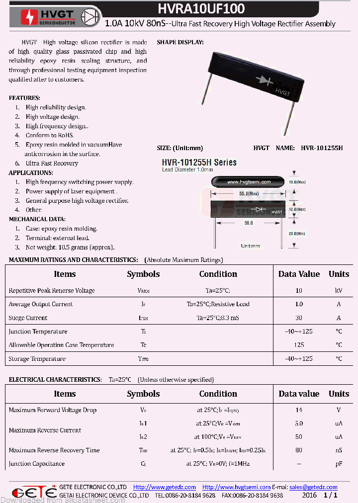 HVRA10UF100_8838222.PDF Datasheet