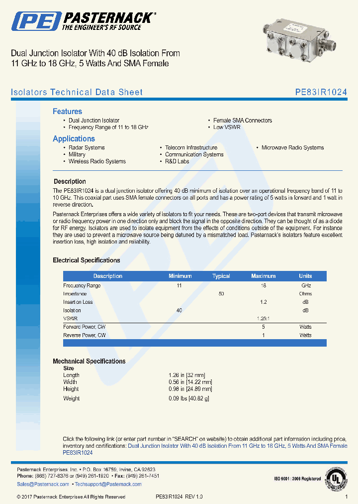 PE83IR1024_8839852.PDF Datasheet