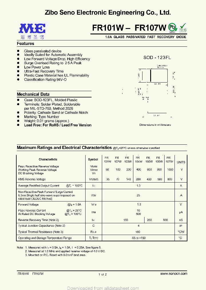 FR103W_8845630.PDF Datasheet