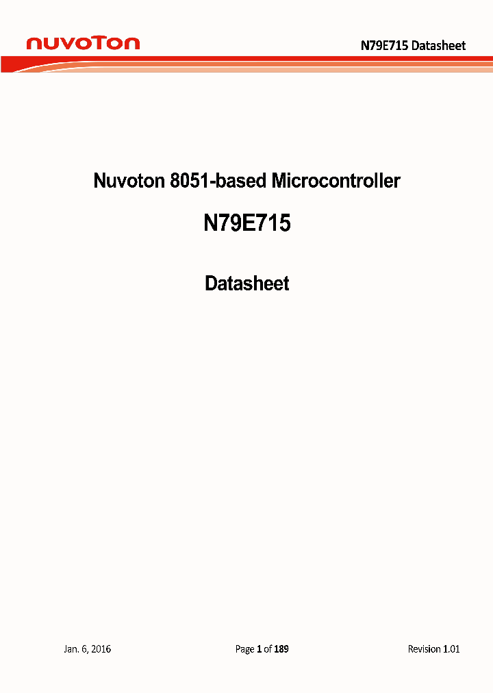 N79E715_8846570.PDF Datasheet