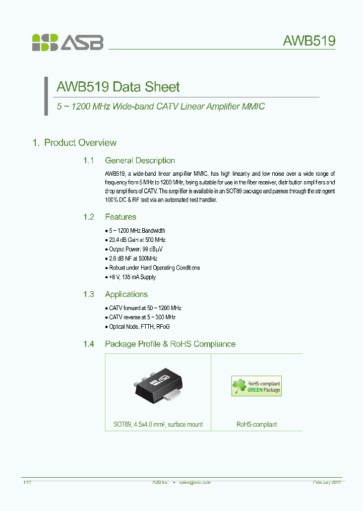 AWB519-17_8849940.PDF Datasheet