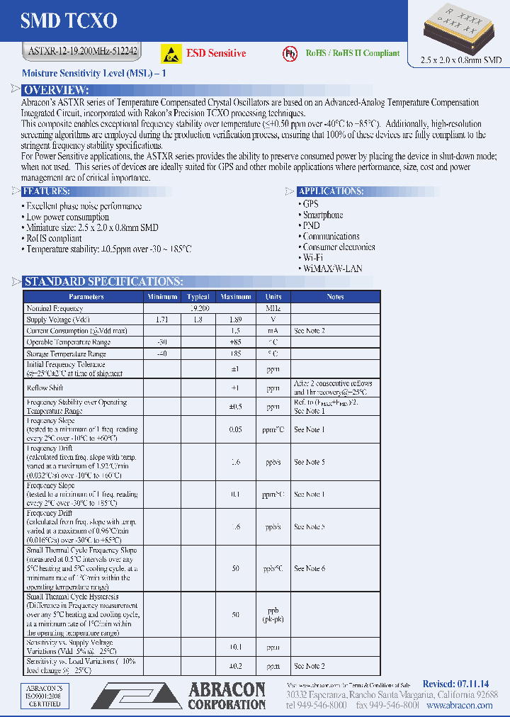 ASTXR-12-19200MHZ-512242_8850892.PDF Datasheet