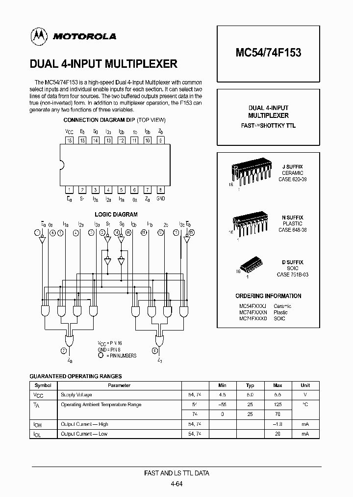 MC54F74153_8852569.PDF Datasheet