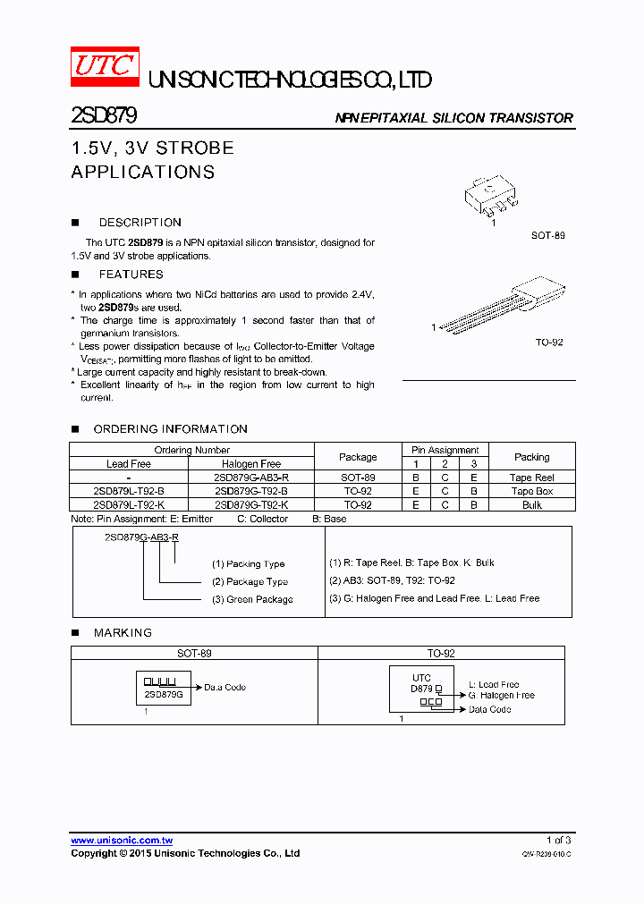 2SD879G-T92-B_8854348.PDF Datasheet