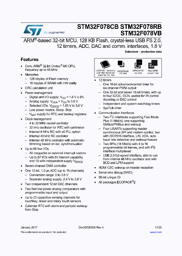 STM32F078RB_8861942.PDF Datasheet