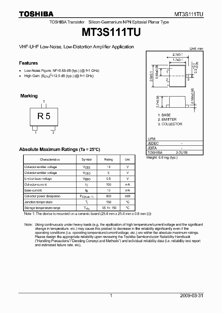 MT3S111TU_8865370.PDF Datasheet