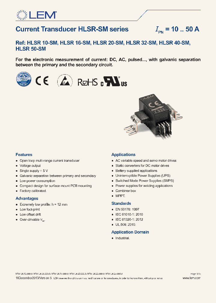 HLSR50-SM_8866464.PDF Datasheet