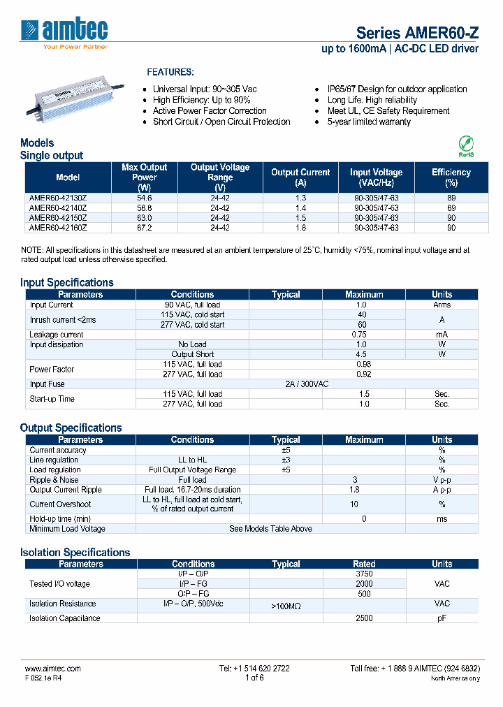 AMER60-42130Z_8880042.PDF Datasheet