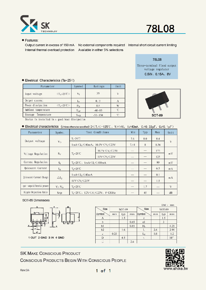 78L08_8881127.PDF Datasheet