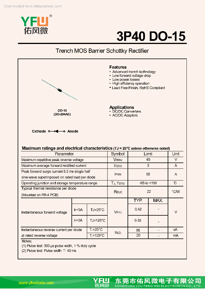 3P40-DO-15_8889102.PDF Datasheet