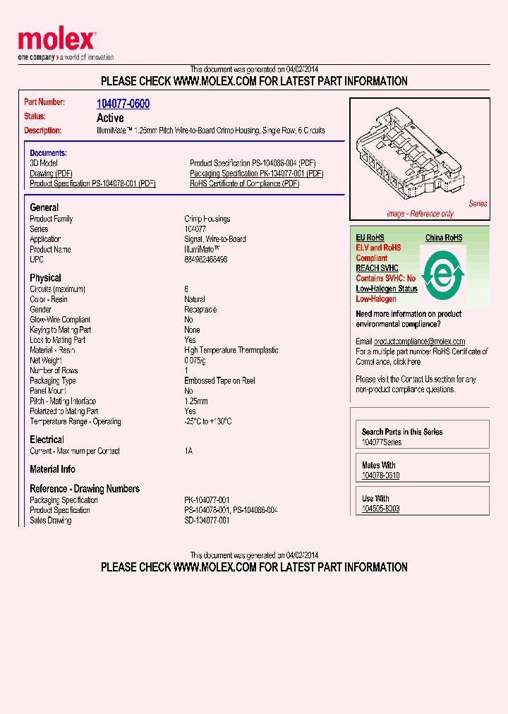 104077-0600_8890048.PDF Datasheet