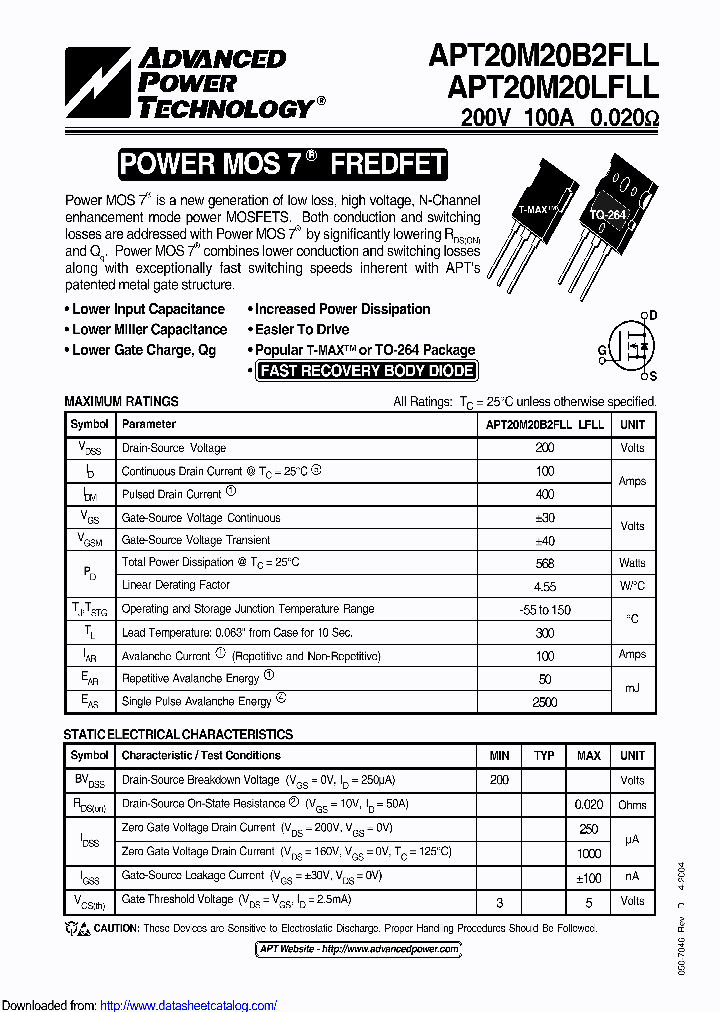 APT20M20LFLLG_8891519.PDF Datasheet