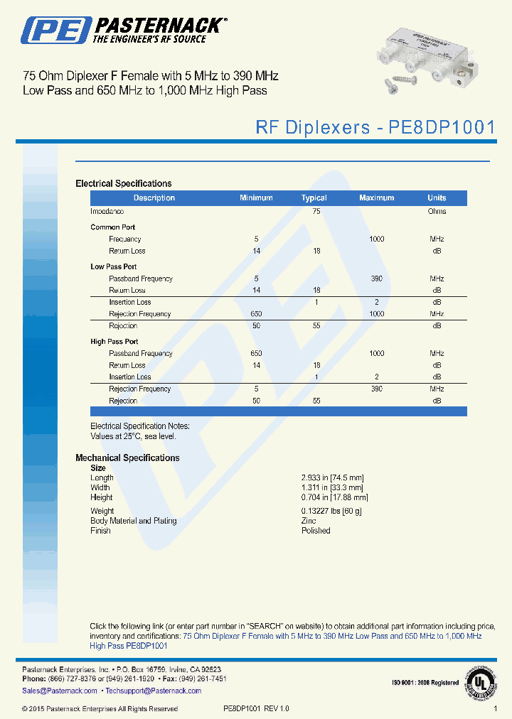 PE8DP1001_8897091.PDF Datasheet