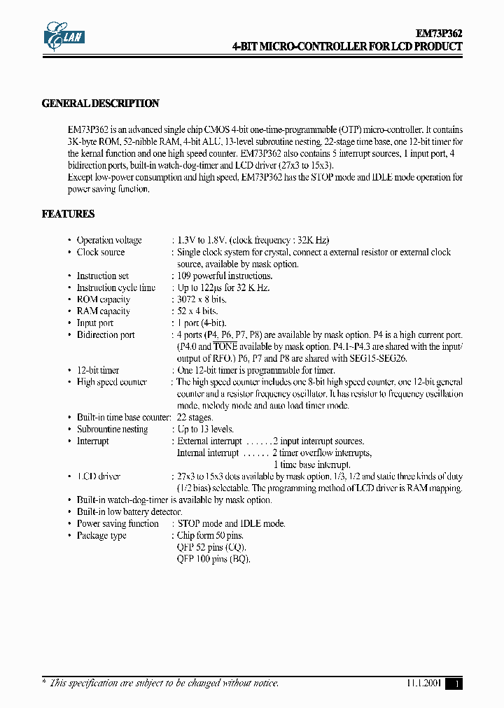 EM73P362_8897221.PDF Datasheet