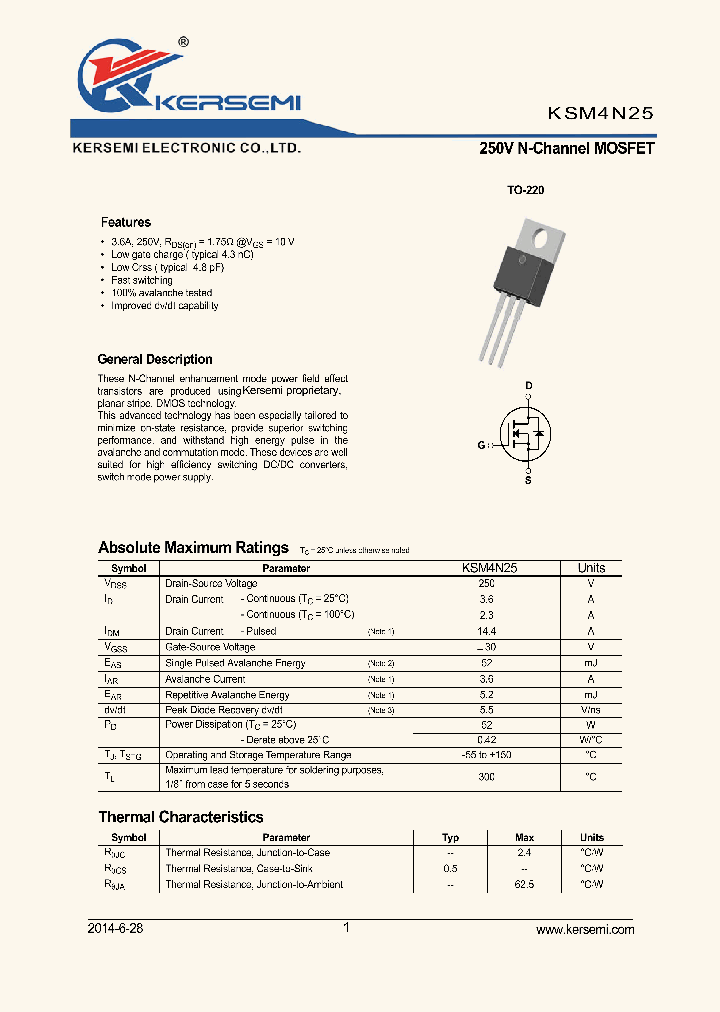 KSM4N25_8897891.PDF Datasheet