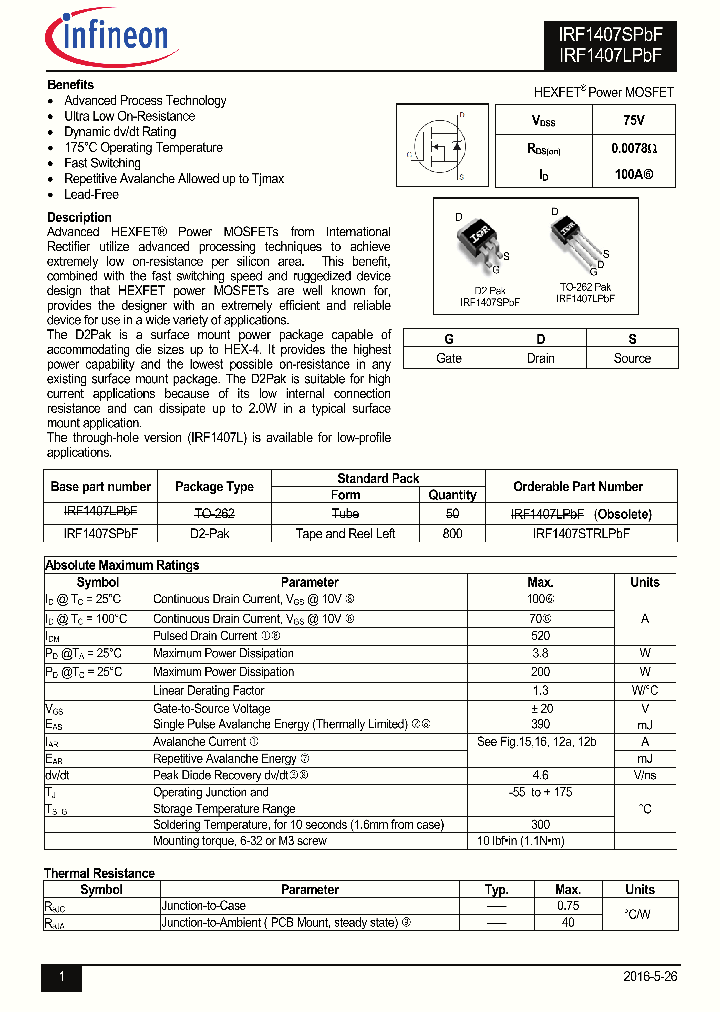 IRF1407STRLPBF_8900855.PDF Datasheet