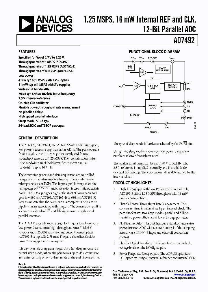 AD7492_8905513.PDF Datasheet