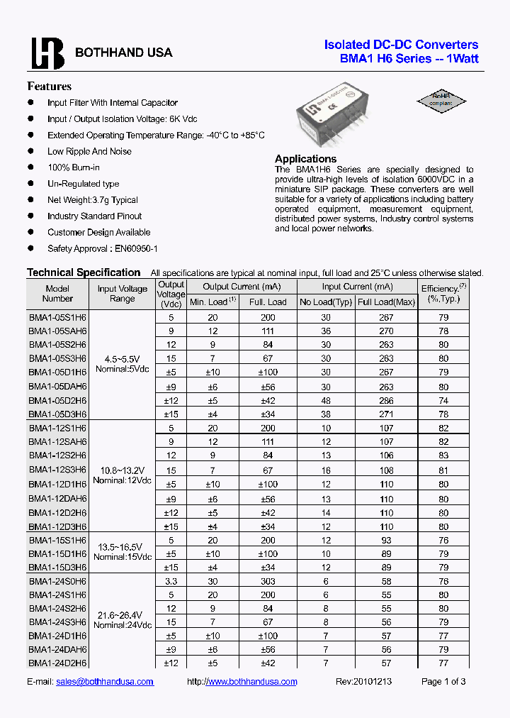 BMA1-05D2H6_8907631.PDF Datasheet