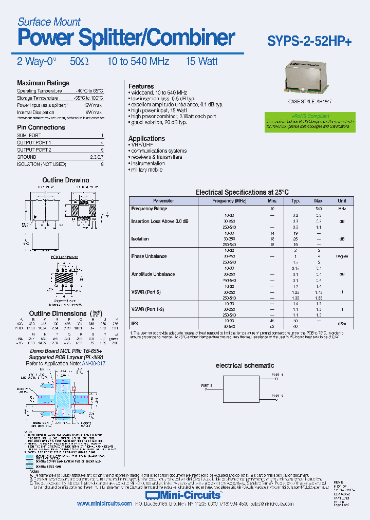 SYPS-2-52HP_8916789.PDF Datasheet