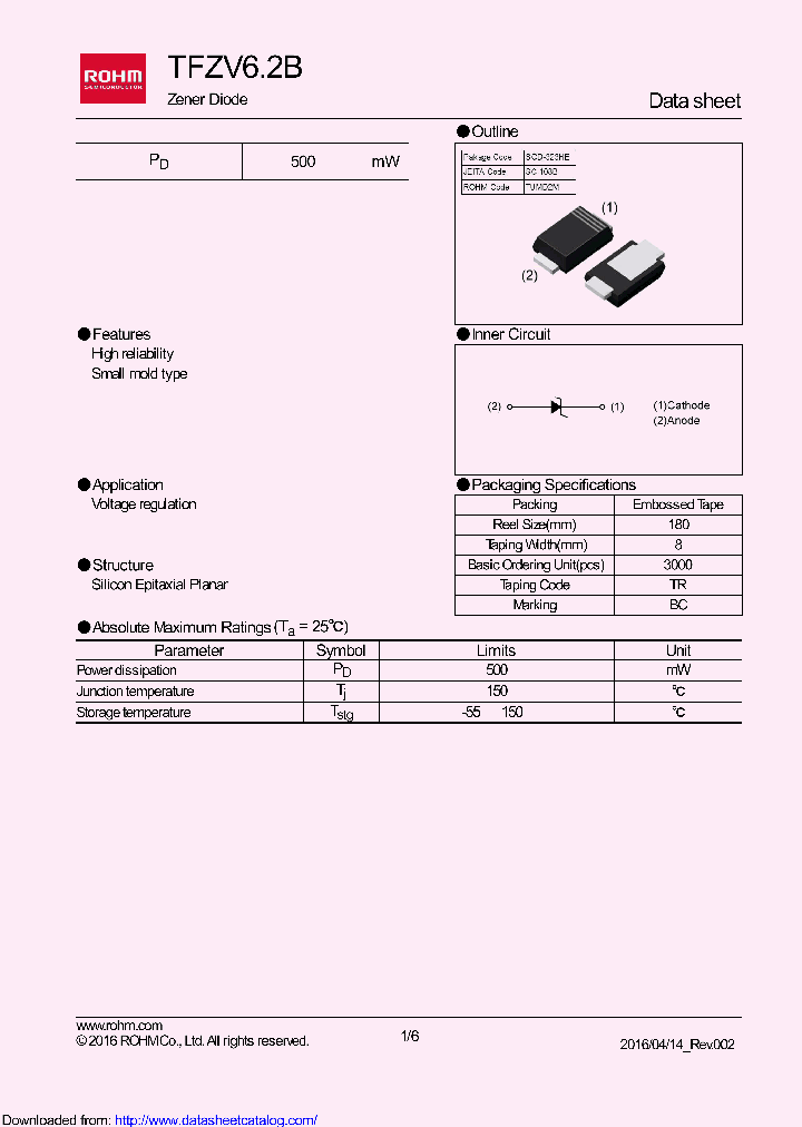 TFZVTR62B_8918546.PDF Datasheet