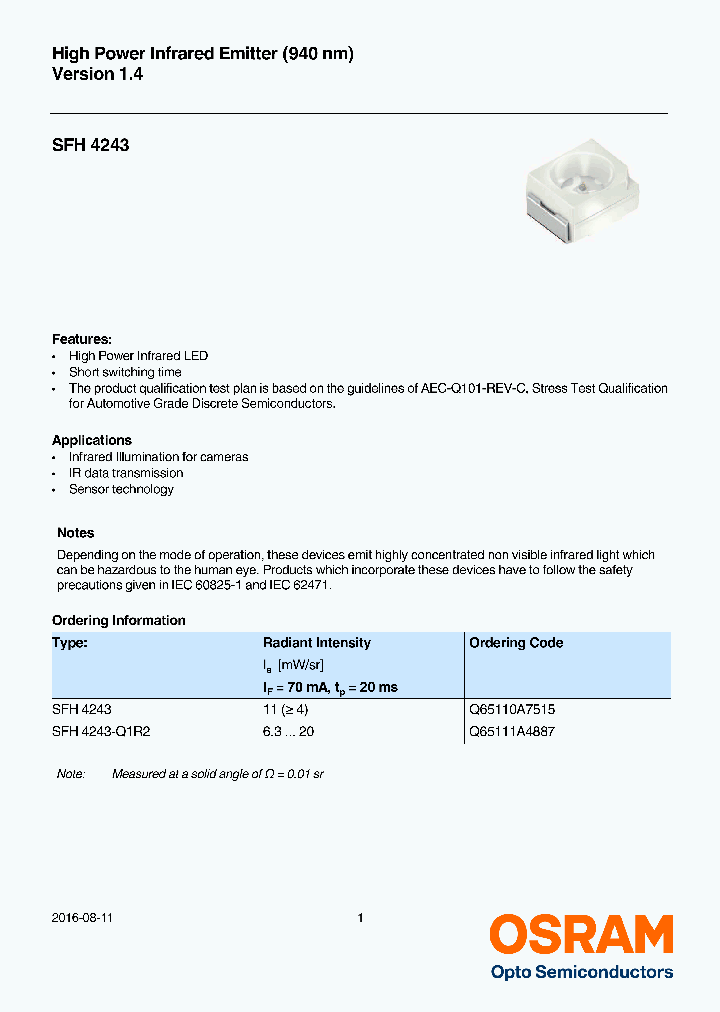 SFH4243_8920270.PDF Datasheet