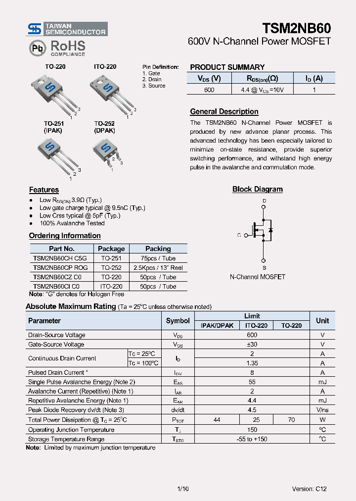 TSM2NB60CHC5G_8920713.PDF Datasheet