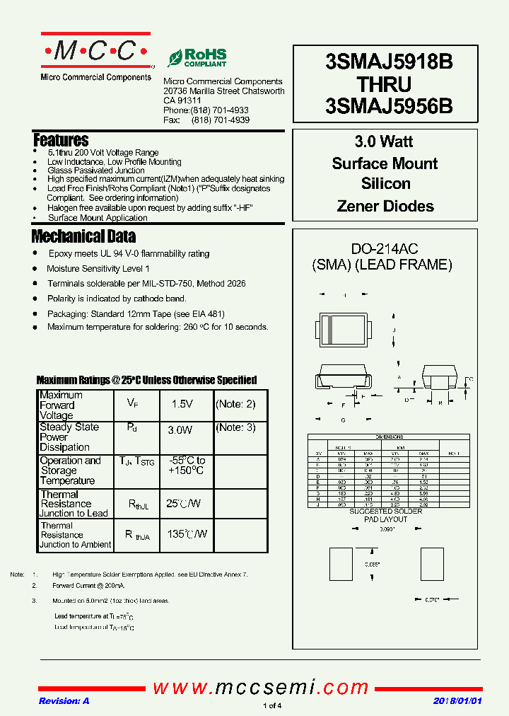 3MSMA1J59138B_8923686.PDF Datasheet