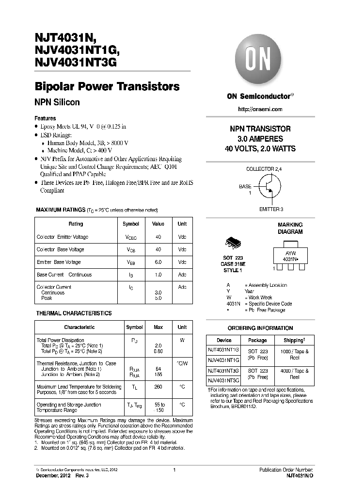 NJT4031N_8924114.PDF Datasheet